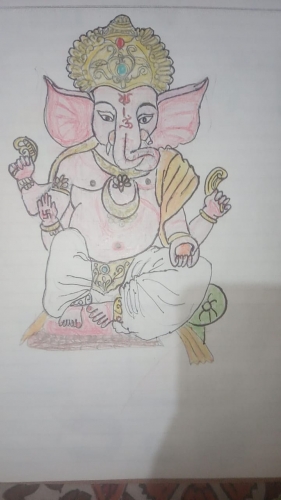 Ganesh Chaturthi art 